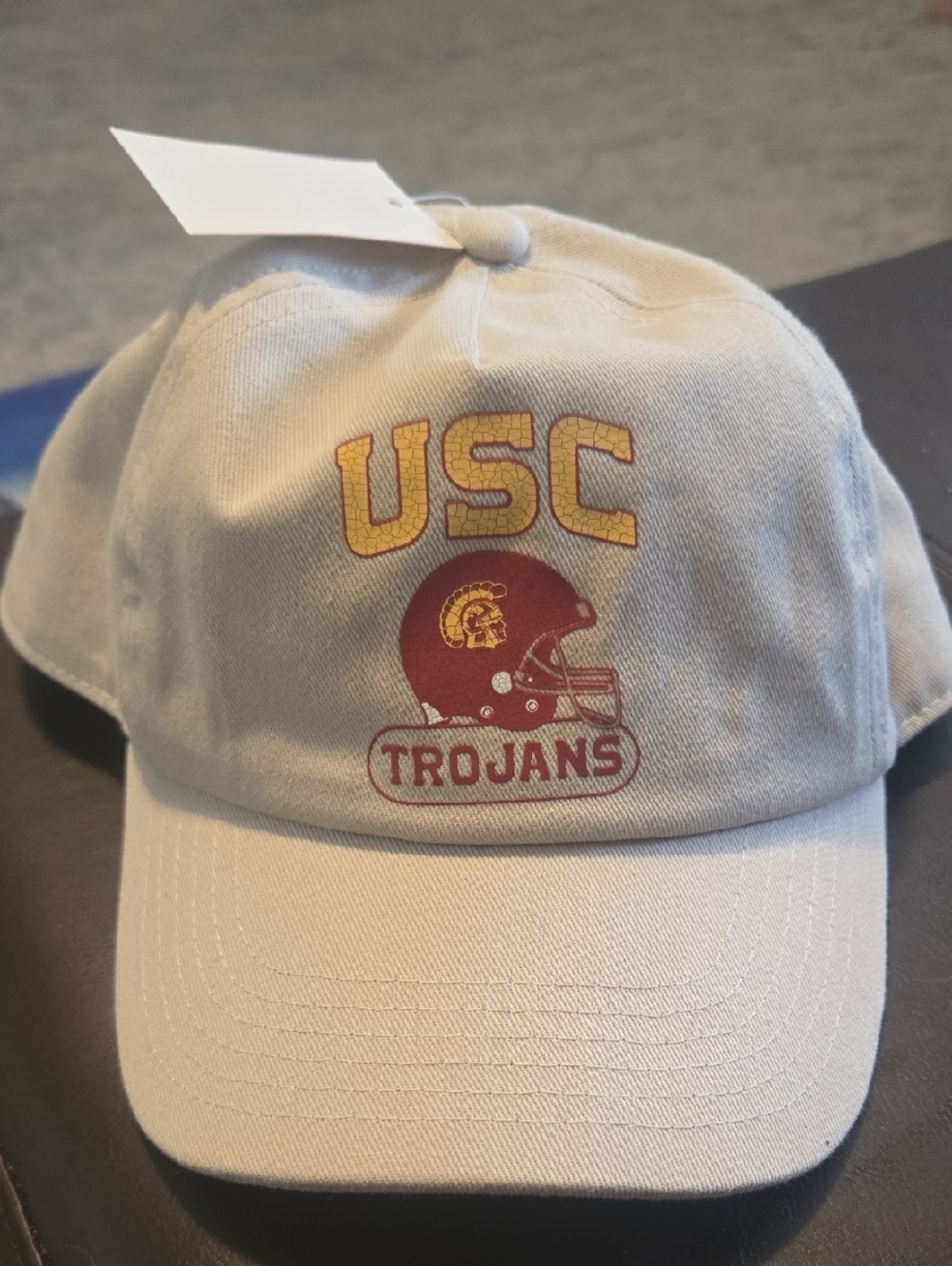 USC Trojans White Baseball Cap - Womens Team Logo Hat